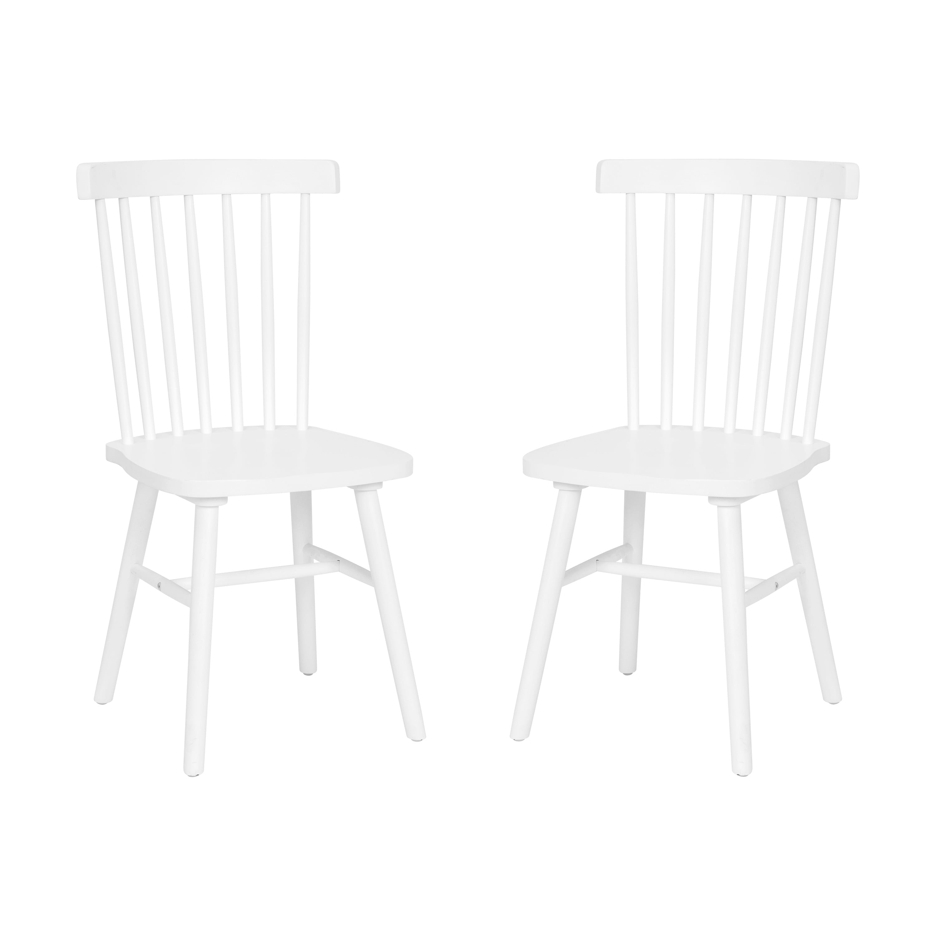 Flash Furniture Ingrid Wood Restaurant Chair, White