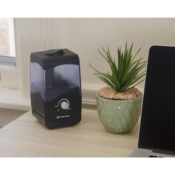 Personal Wave Whisper-quiet Cool Mist Portable Ultrasonic Aromatherapy Humidifier with Auto Shut-Off