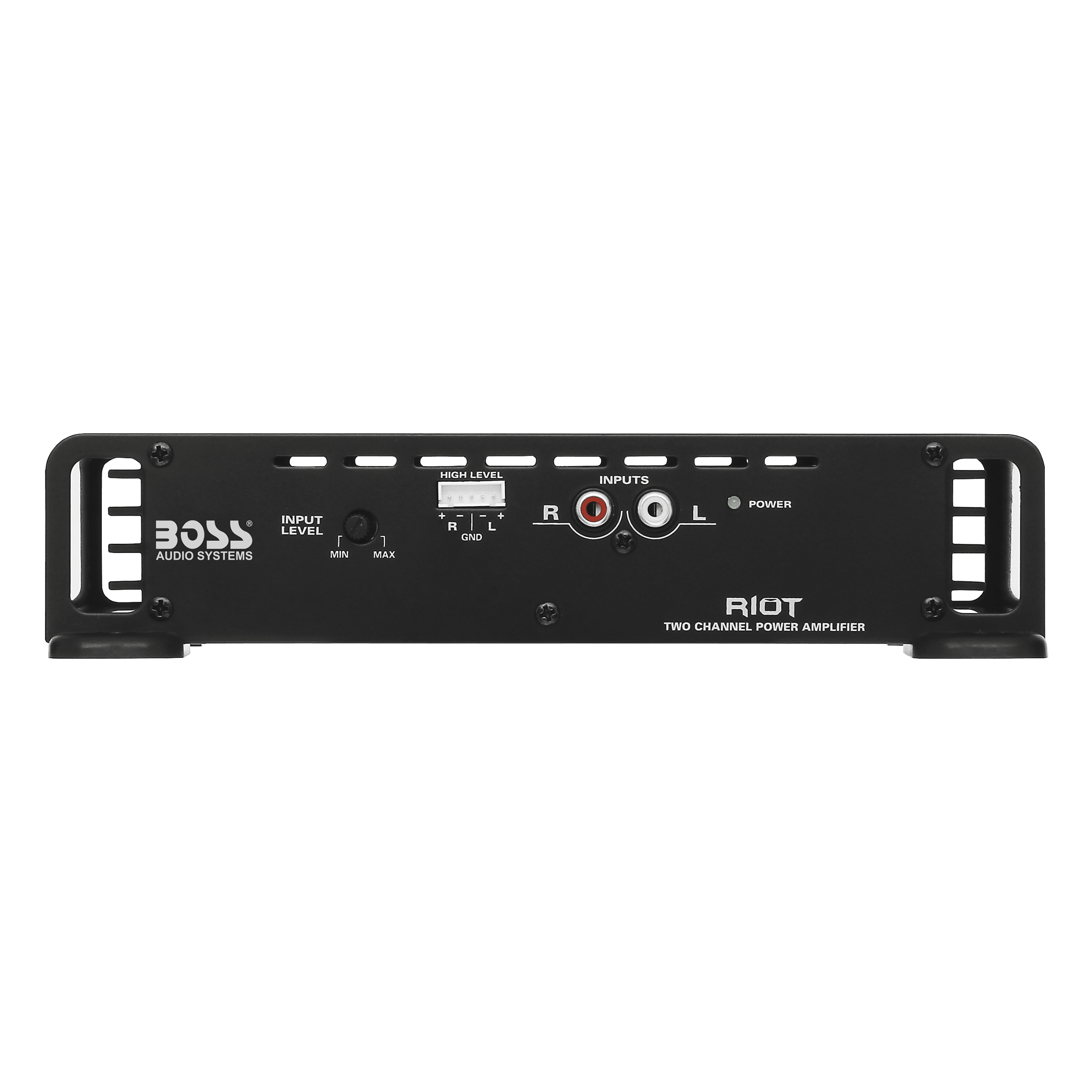 BOSS Audio Systems R1002 Riot Series Car Audio Stereo Amplifier - 200 High Output, 2 Channel, Class A/B, 2/4 Ohm Stable, Low/High Level Inputs, Full Range, Subwoofer