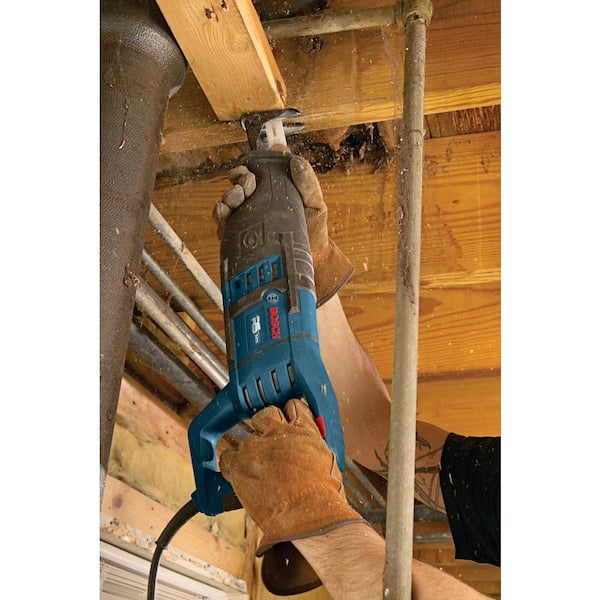 12 Amp Corded 1 in. Variable Speed Compact Reciprocating Saw with All-Purpose Saw Blade and Carrying Case