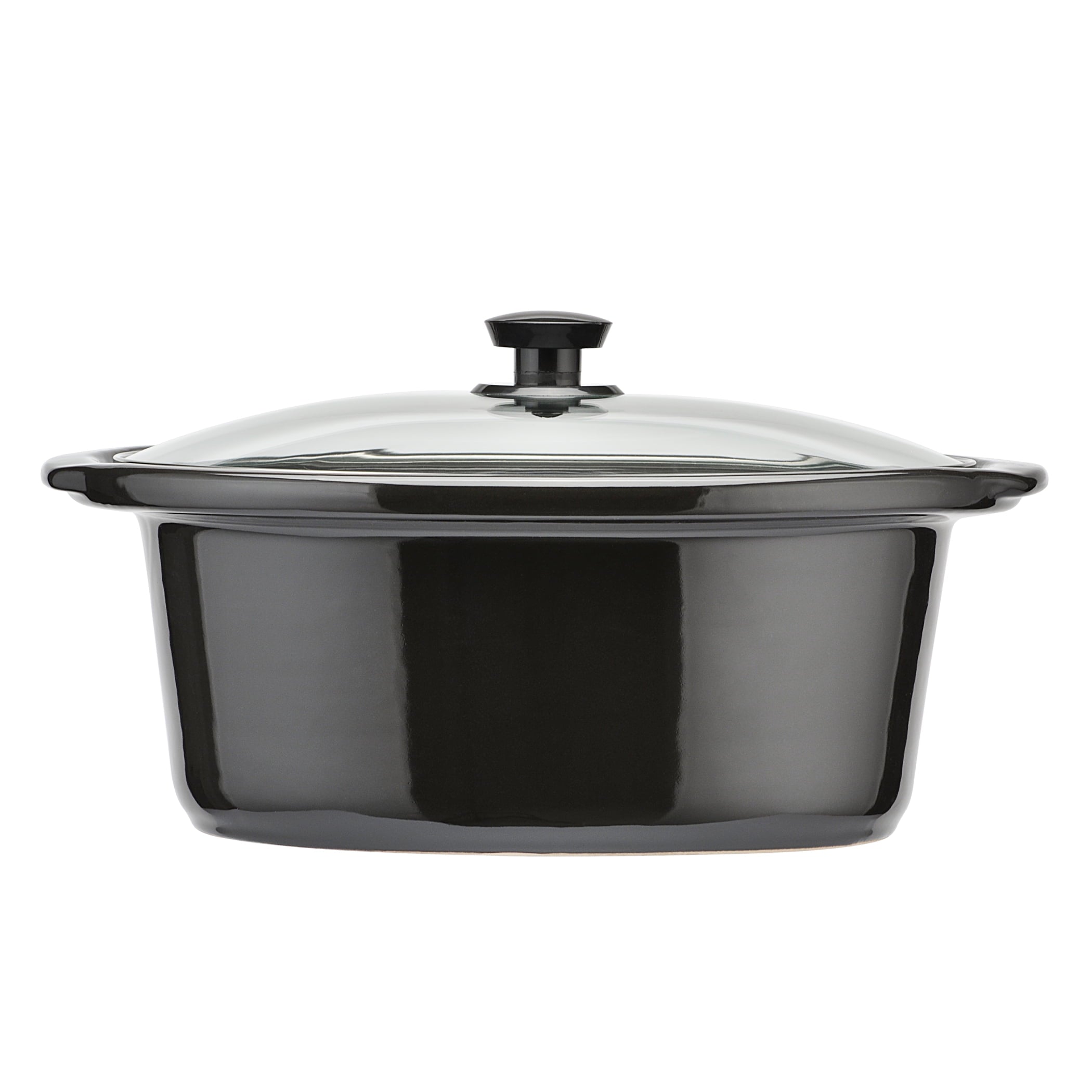 Mainstays 6 Quart Oval Slow Cooker, Stainless Steel Finish, Glass Lid, Model # MS54100112168S