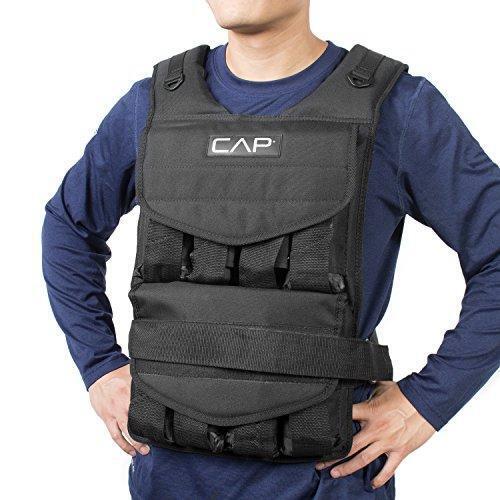 CAP Barbell Adjustable Weighted Vest, 40 Lb