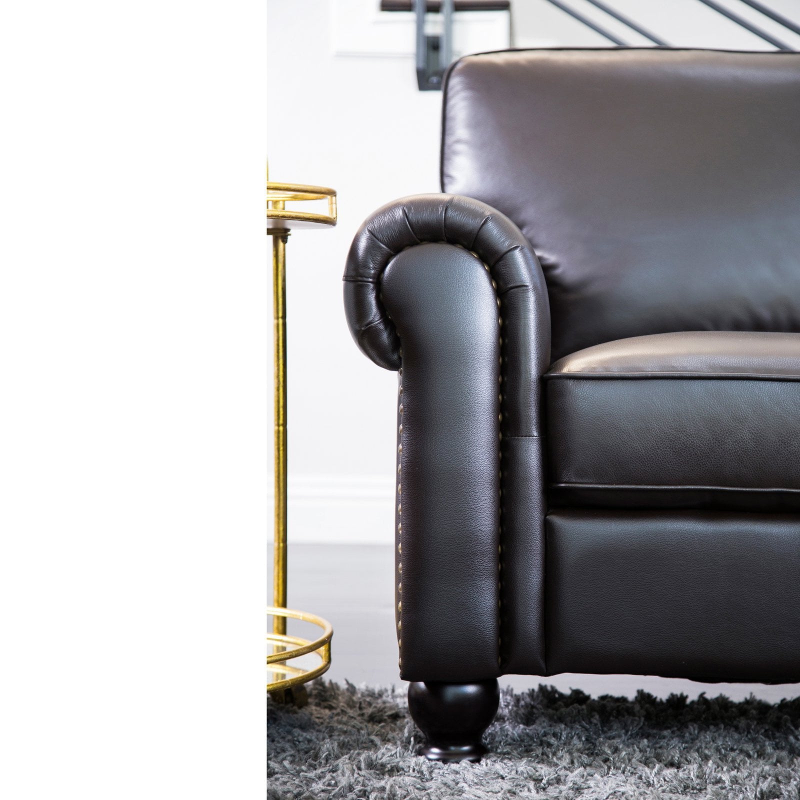 Devon & Claire Bellagio Leather Loveseat