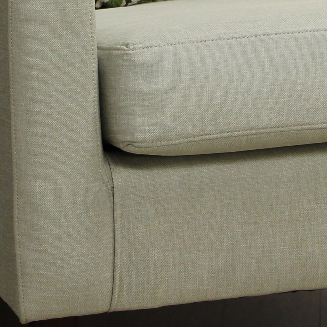 Emma Arm Chair - Leatherette Walnut