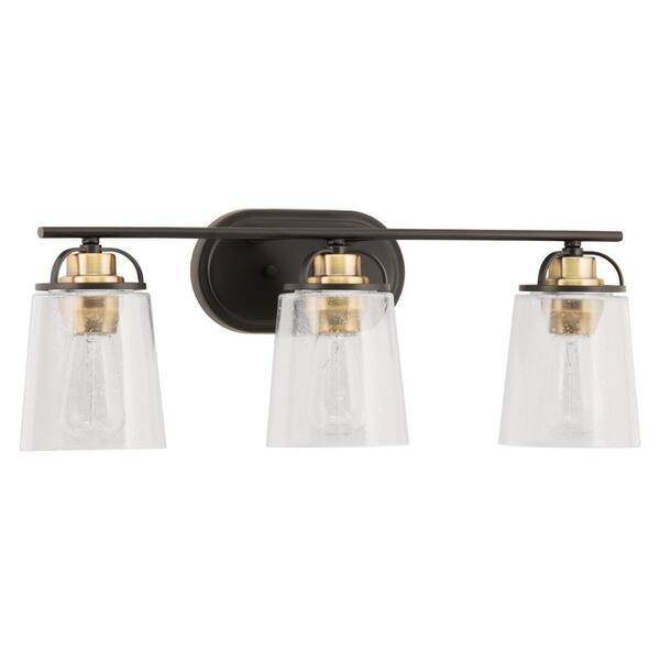 Inspiration Collection 3-Light Antique Bronze Bath Light