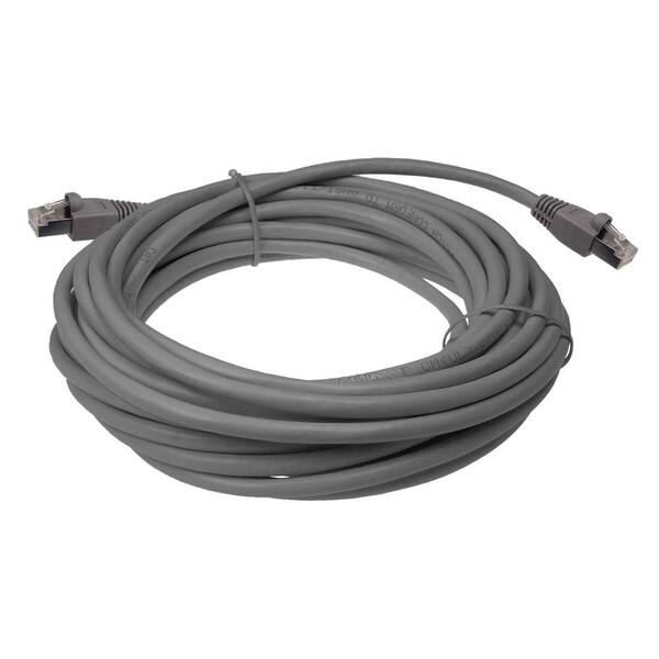 25 ft. Cat6a Snagless Shielded (STP) Network Patch Cable, Gray