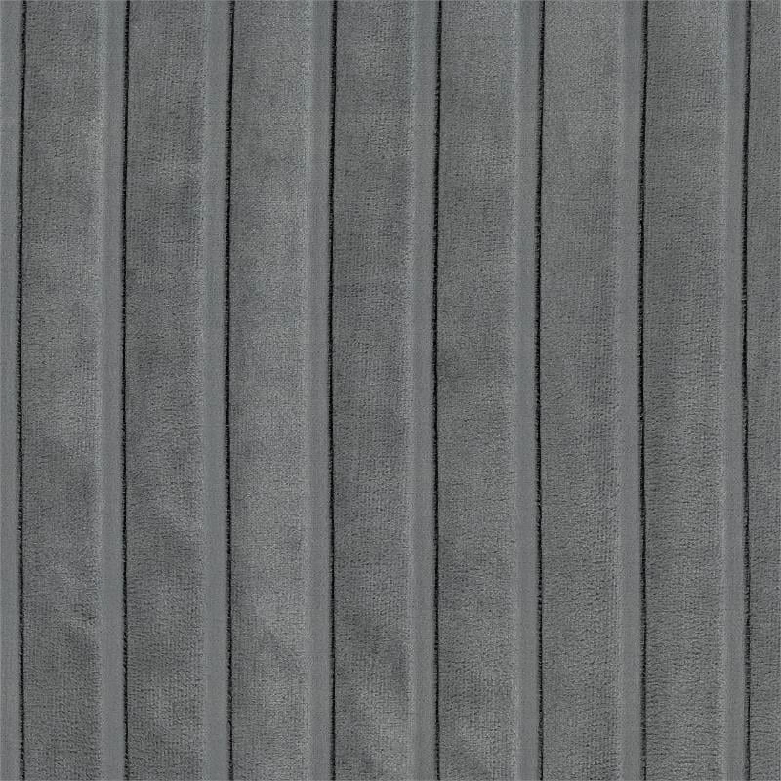 Lexicon Glenbury Velvet Queen Upholstered Bed in Pleated Dark Gray