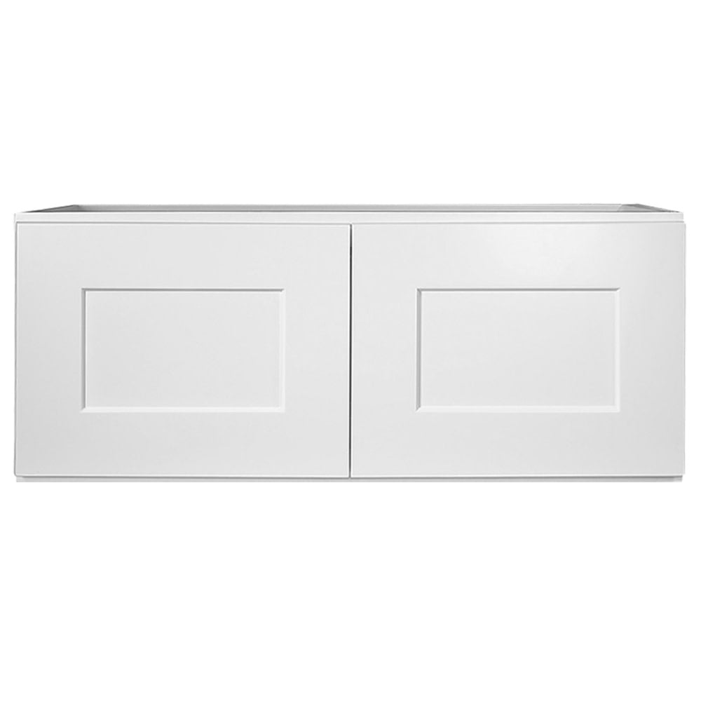 Design House 561621 Brookings Unassembled Shaker Wall Kitchen Cabinet 30x12x12, White