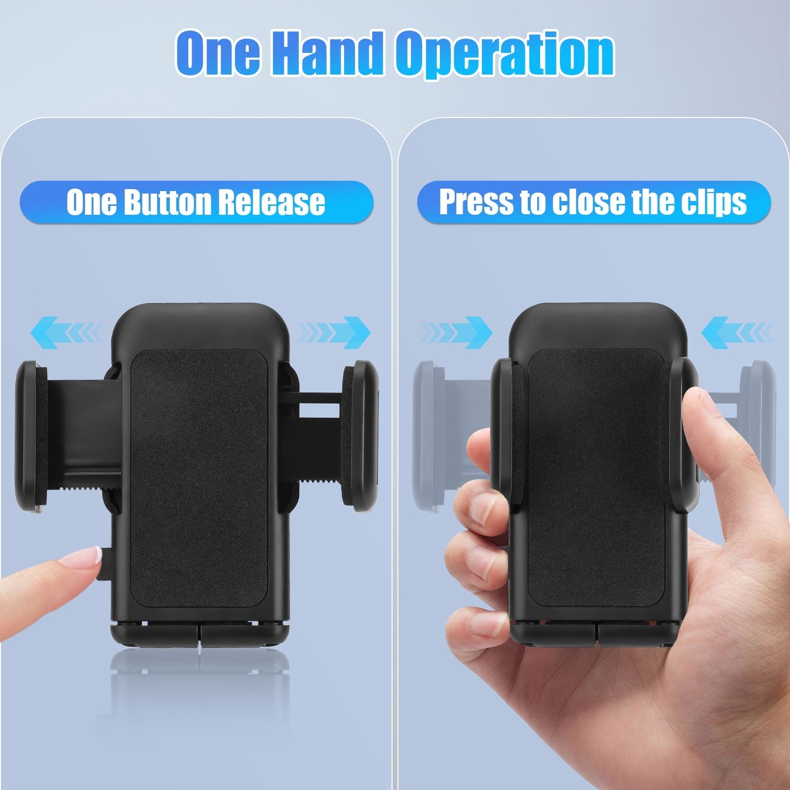 TSV Universal Car Windshield Dashboard Suction Cup 360 Degree Mount Holder Stand for Cellphones iPhone Android, Long Arm Car Phone Holder Windscreen Car Cradle