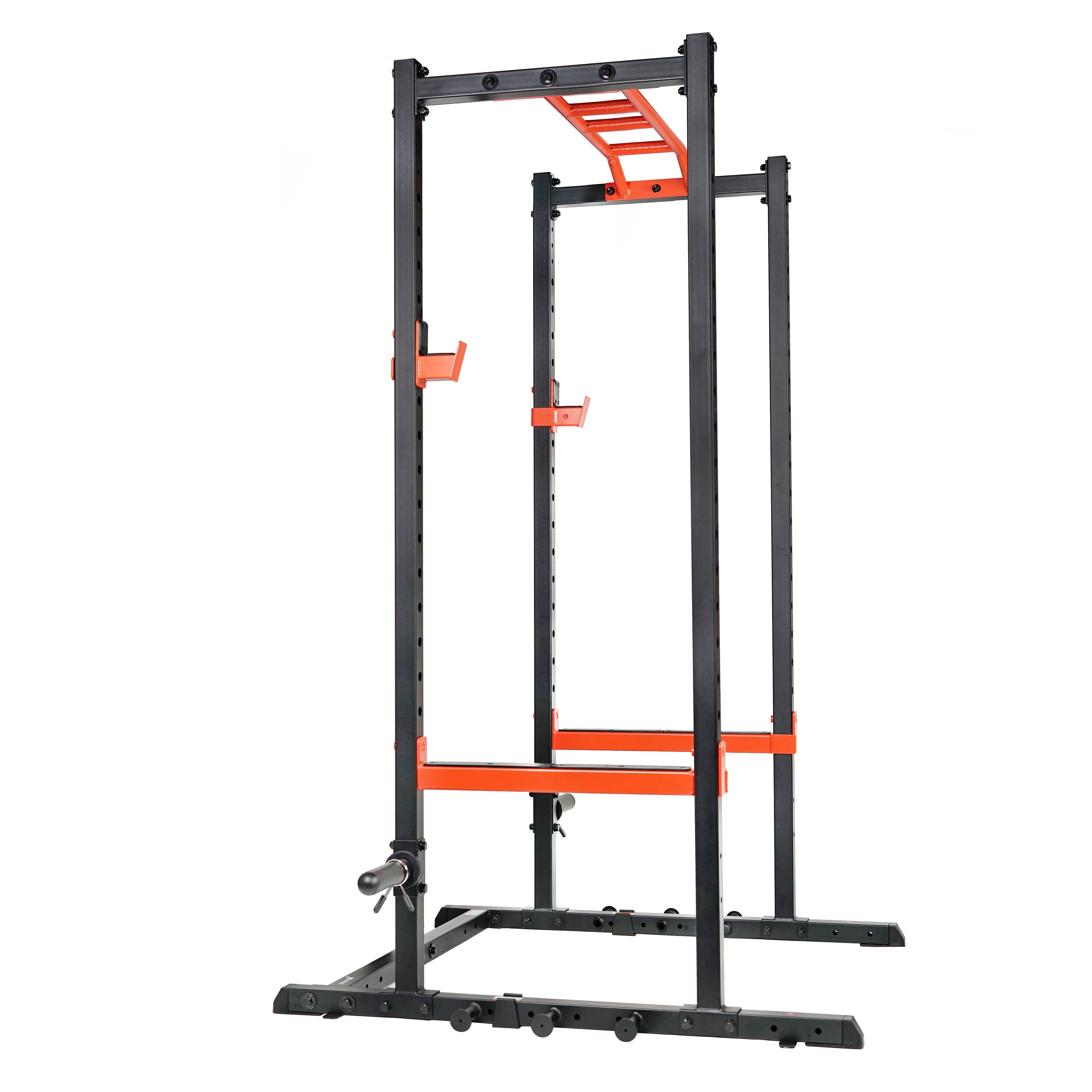 Sunny Health & Fitness Power Zone Power Rack, Home Gym Station Power Cage, Strength Exercise Equipment, SF-XF9925
