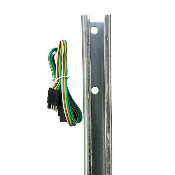 Galvanized 2 ft. Kit Trailer Tongue Extension Hitch