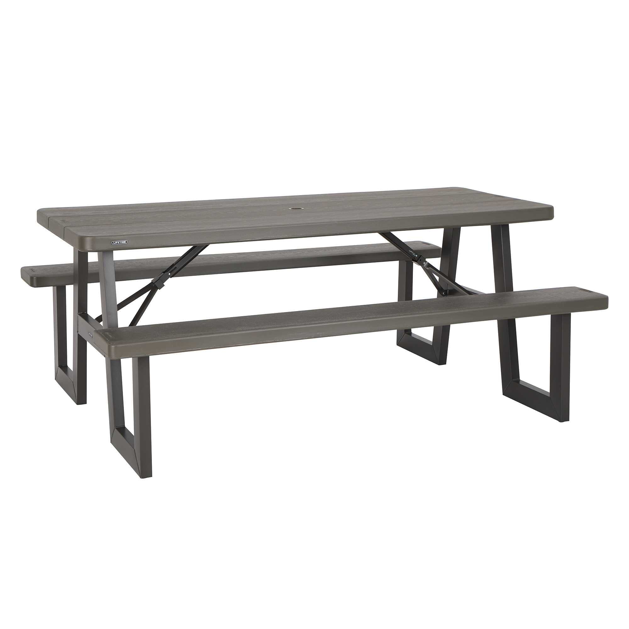 Lifetime 6-Foot W-Frame Folding Picnic Table, 60233
