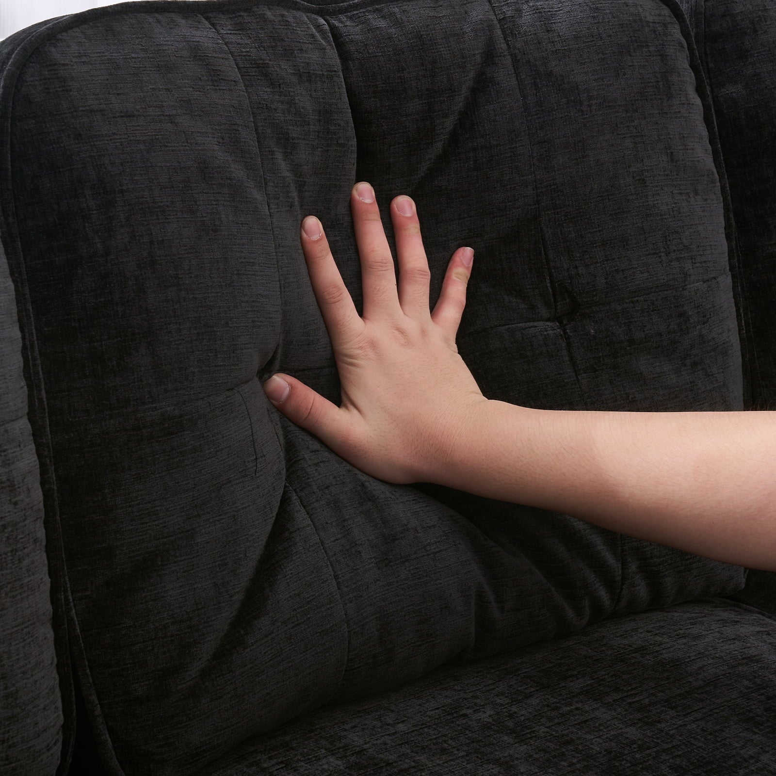 Ktaxon Modern L-Shape Sectional Sofa, 83