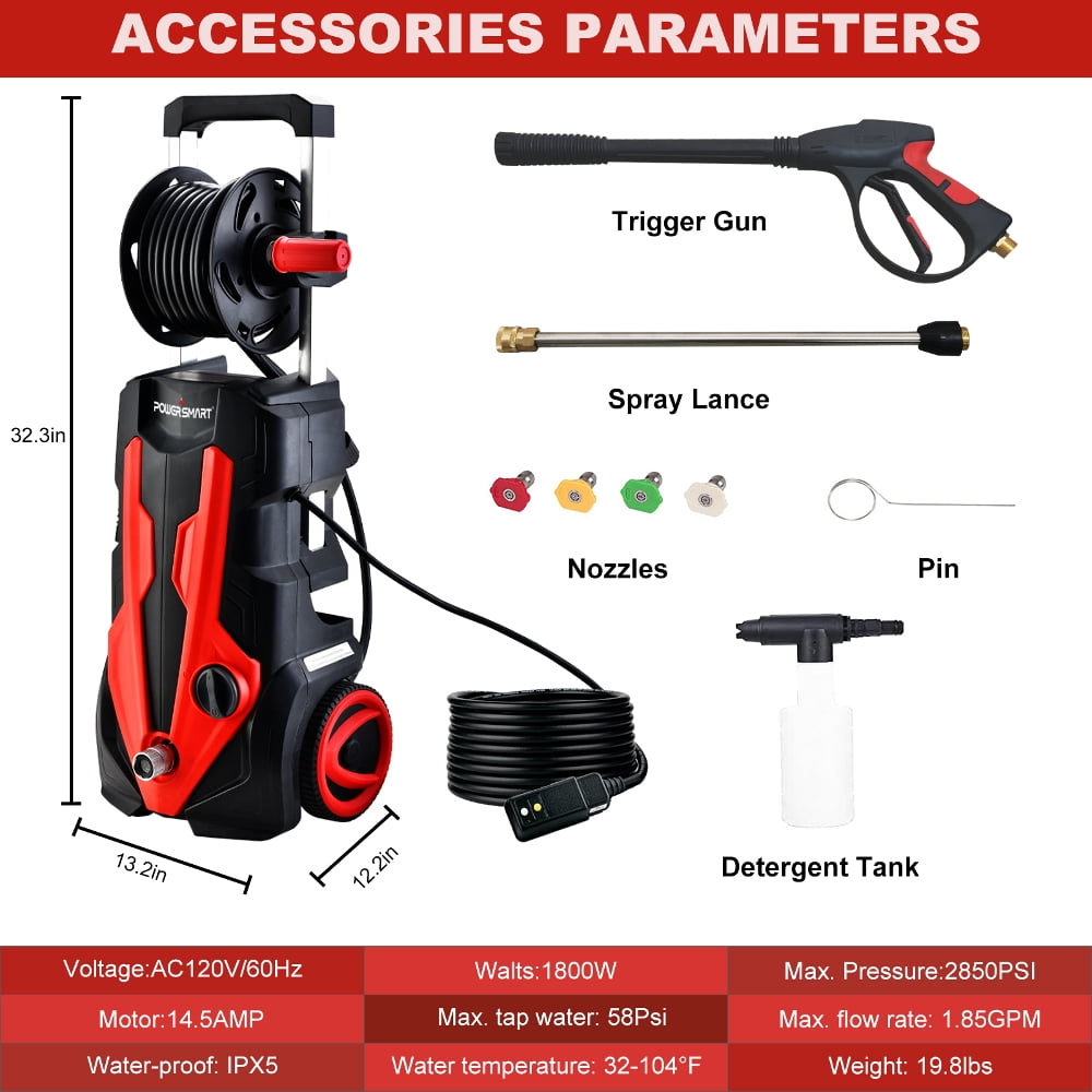 PowerSmart 2850 psi Electric Pressure Washer PS2028