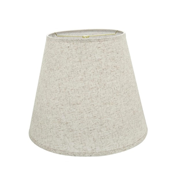 18 in. x 15 in. Beige Hardback Empire Lamp Shade
