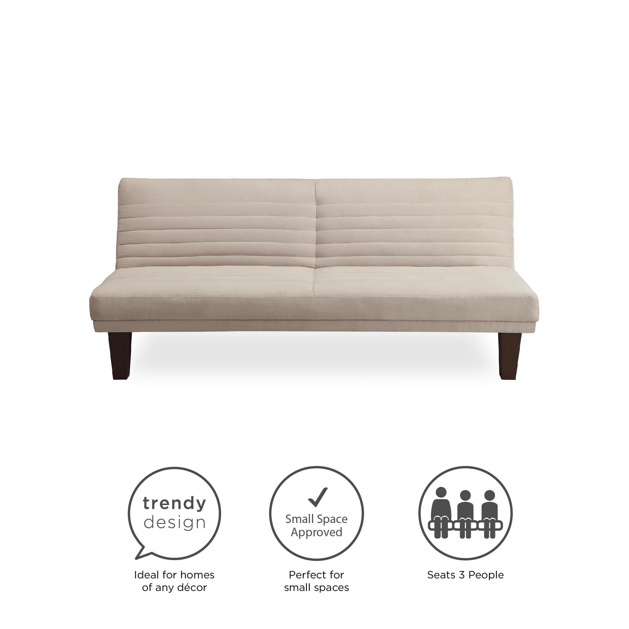 DHP Dillan Convertible Futon, Tan