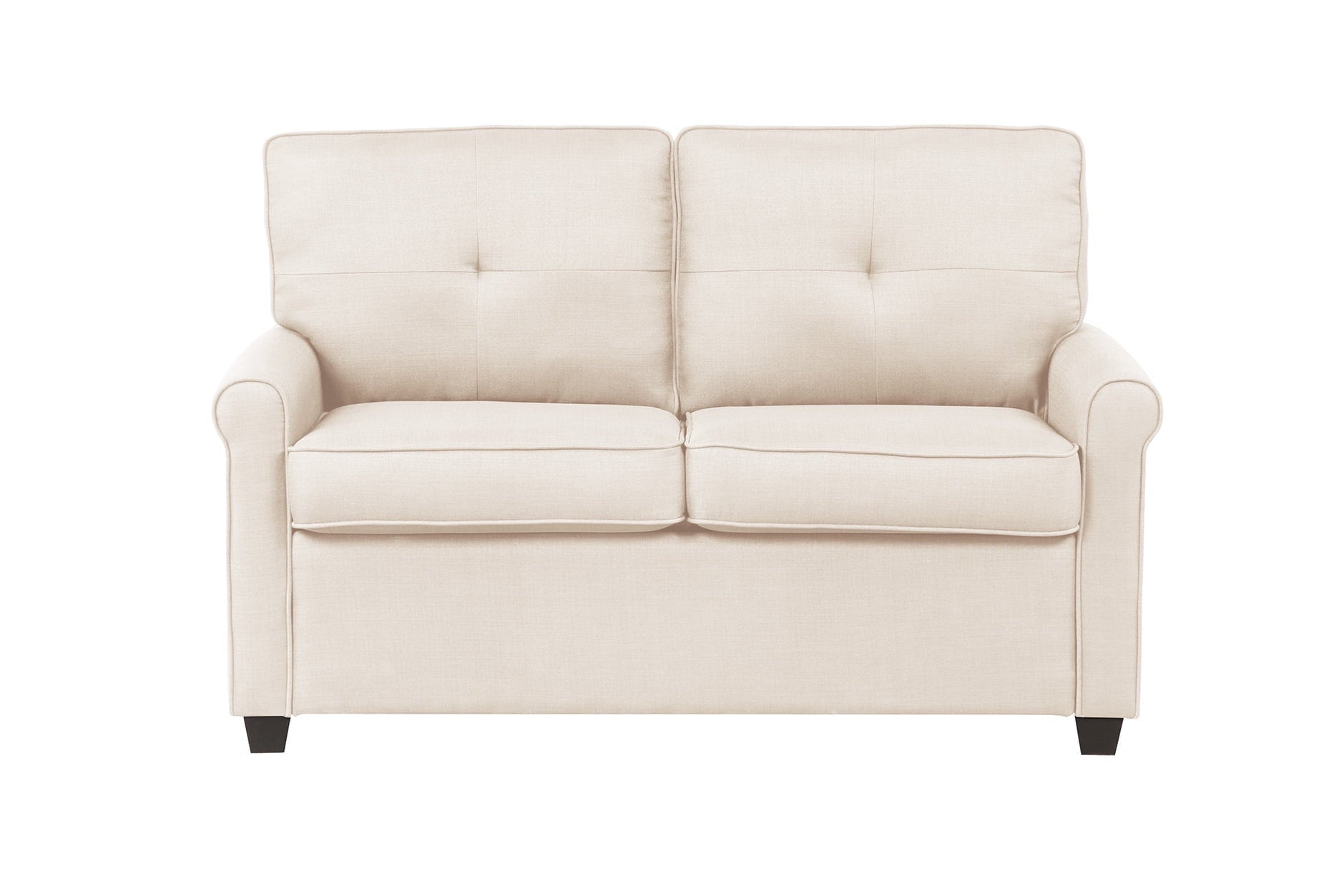 Mainstays Traditional Loveseat Sleeper with USB, Oat, 2 Seaters, Living Room