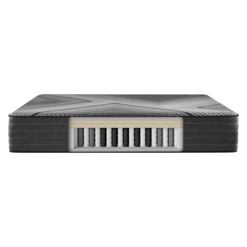 New King Simmons Beautyrest Black Hybrid LX-Class Medium Mattress