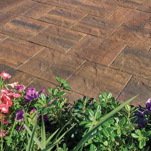 Pavestone Step Stone 16" X 16" X 2" (72-Pieces/124<wbr/>-Sq-Ft/Pallet) In Walnut Blend