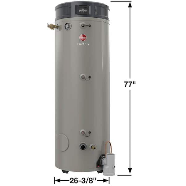 Commercial Triton Heavy Duty High Efficiency 100 Gal. 400K BTU ULN Natural Gas Power Direct Vent Tank Water Heater