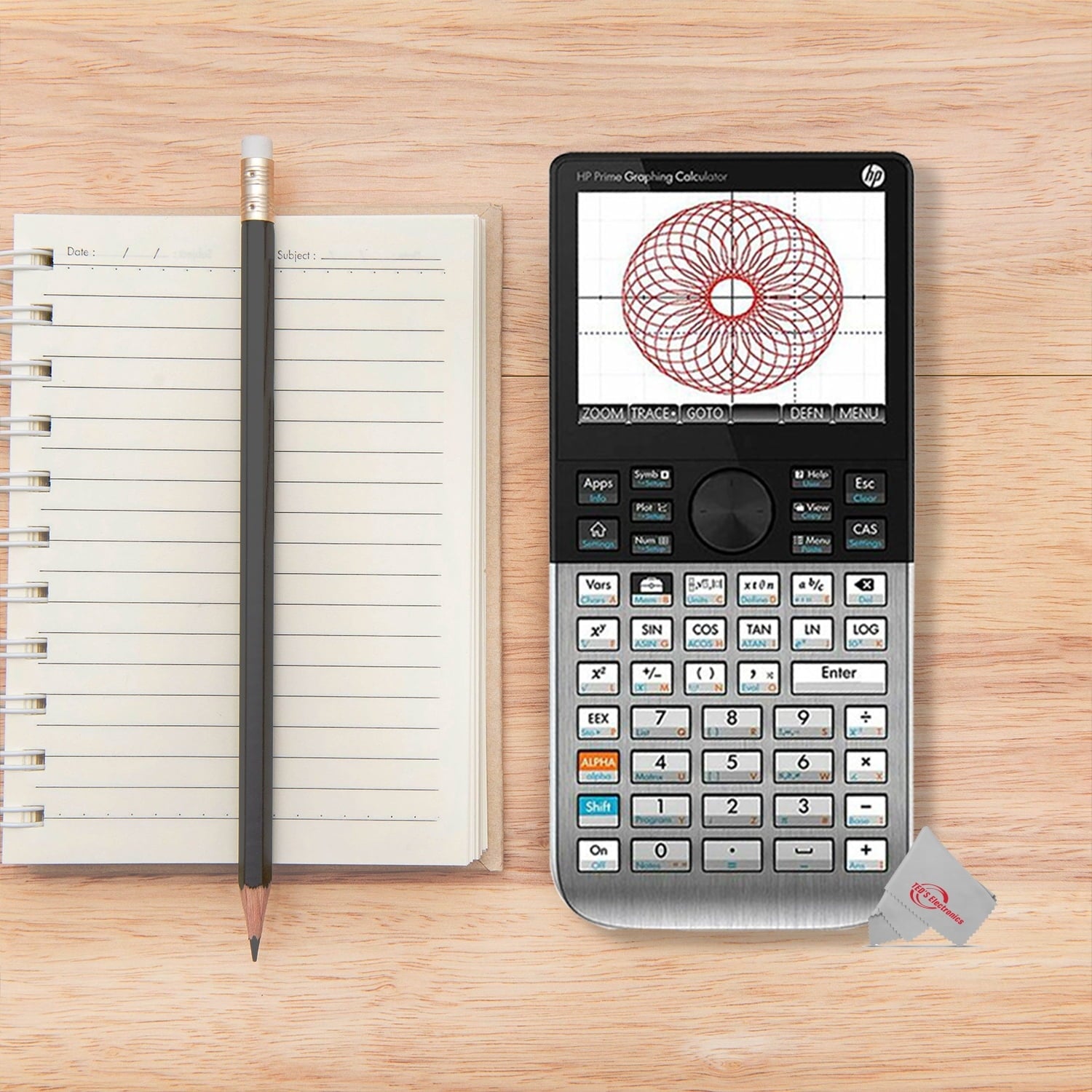 HP Prime Handheld Graphing Calculator Black - 2AP18AA#ABA