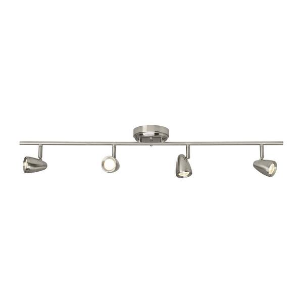 Talida 3 ft. Brushed Nickel Integrated LED Straight Track Lighting Kit