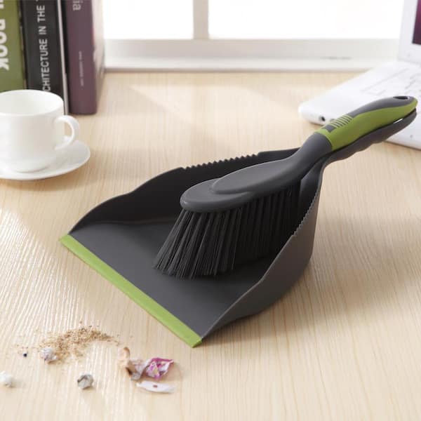 12.8 in. Mini Brush and Dustpan Set (2-Pack)