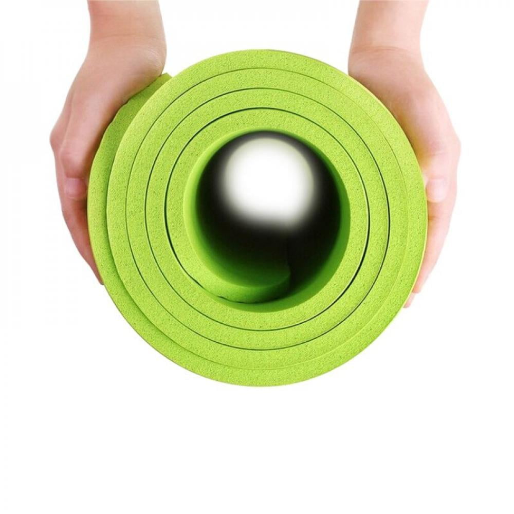 Clearance!EVA Exercise Pad Thick Non-slip Folding Gym Fitness Mat Yoga Mat Pilates Supplies Non-skid Floor 68.11 x 23.62 Inch Green
