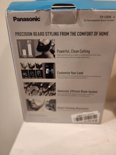 Panasonic Beard Trimmer Black ER-GB96-K With 3 attachments And Precision Trimmer