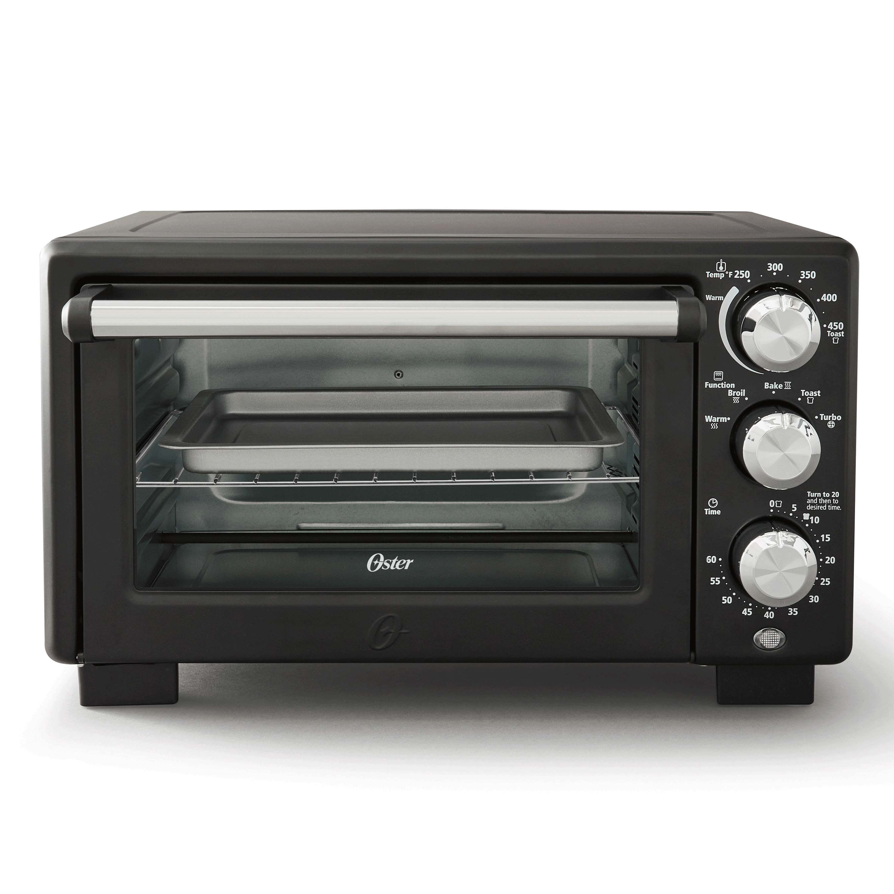 Oster® Convection 4-Slice Toaster Oven, Matte Black, Convection Oven and Countertop Oven