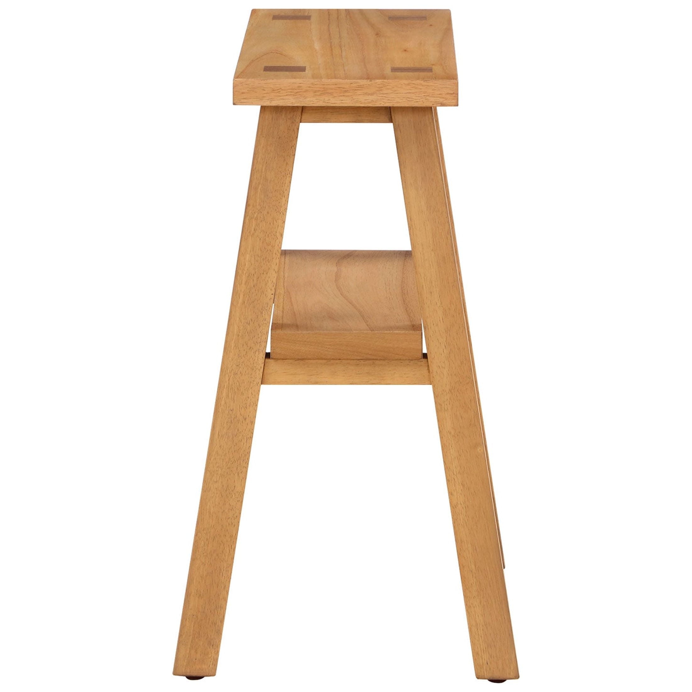 Better Homes & Gardens Parkridge Solid Wood Narrow Accent Styling Table, Natural Oak finish, by Dave & Jenny Marrs