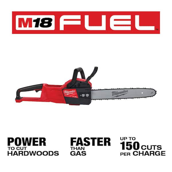 M18 FUEL 16 in. 18-Volt Lithium-Ion Brushless Battery Chainsaw (Tool-Only)