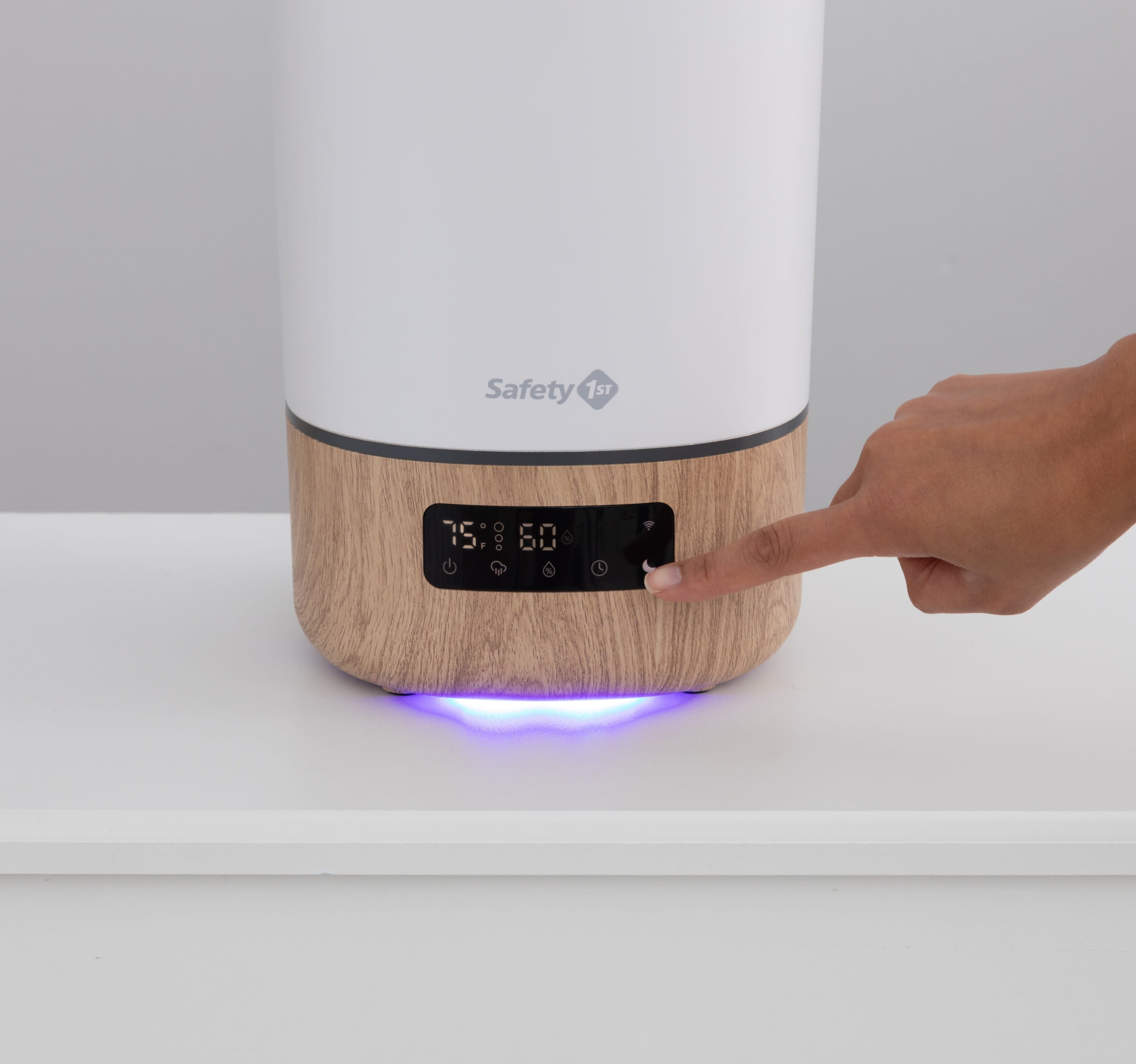 Safety 1ˢᵗ Smart Humidifier, Natural with White