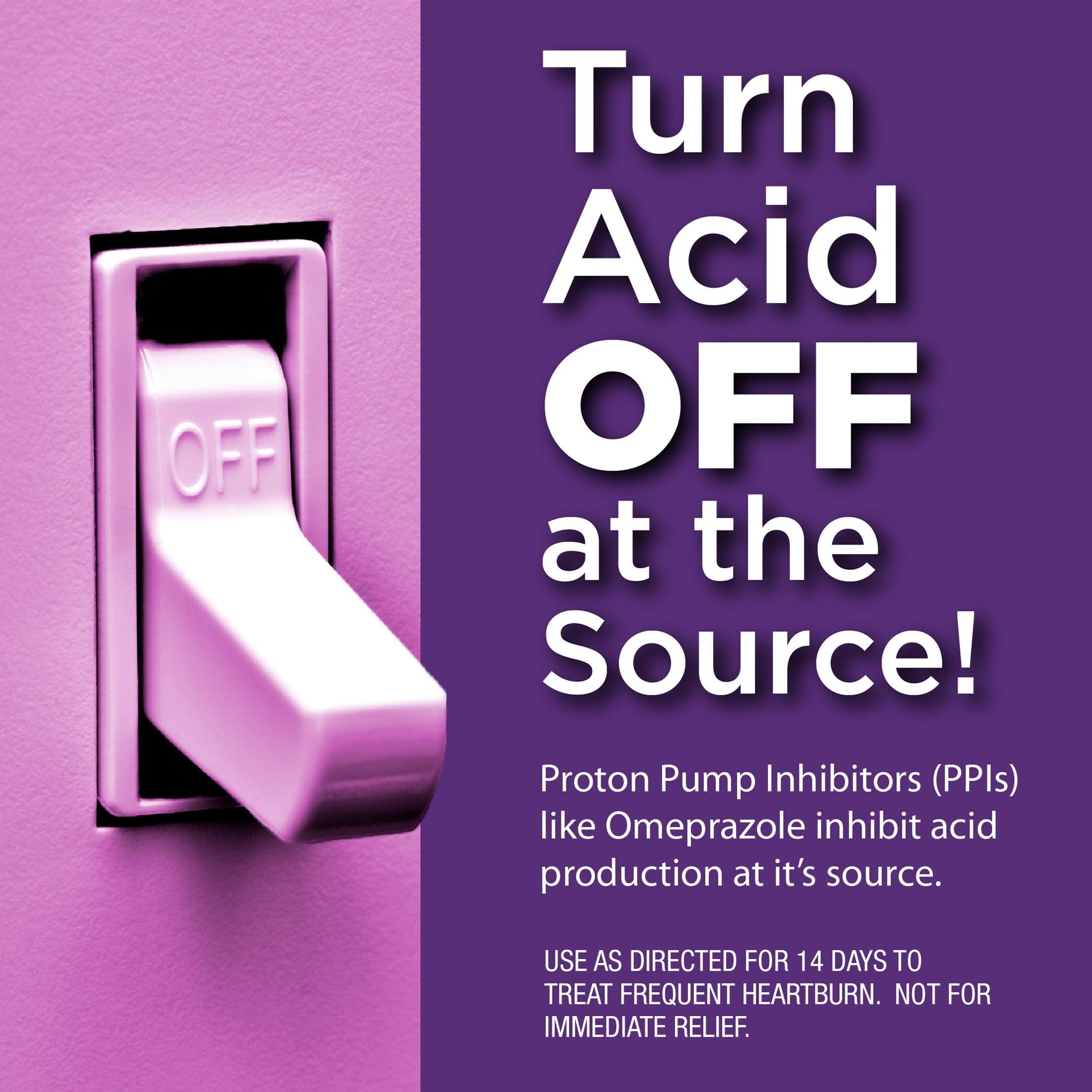 Equate Omeprazole Delayed Release Tablets 20 mg, Acid Reducer, Frequent Heartburn, 42 Count