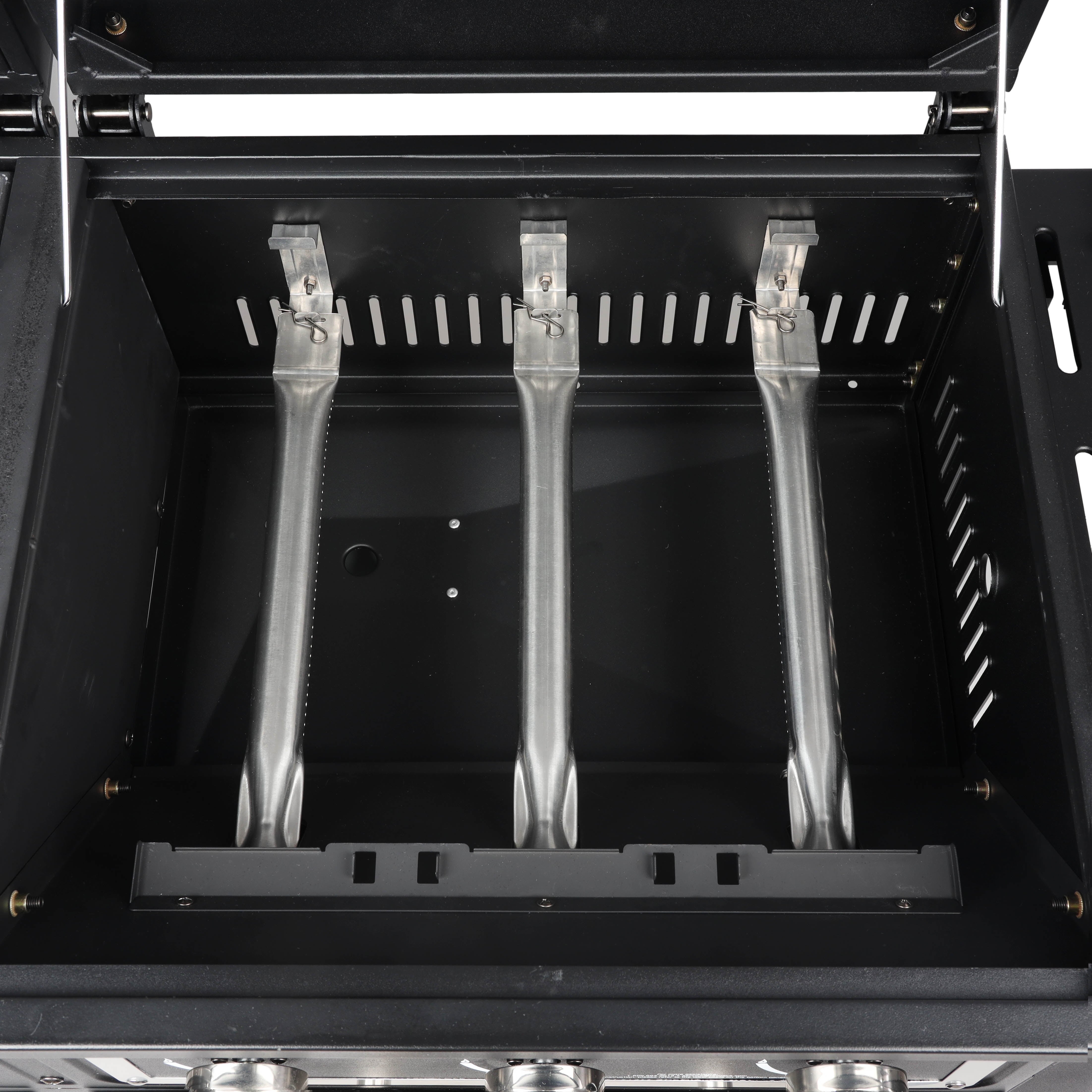 RevoAce Dual Fuel Gas & Charcoal Combo Grill, Black with Stainless