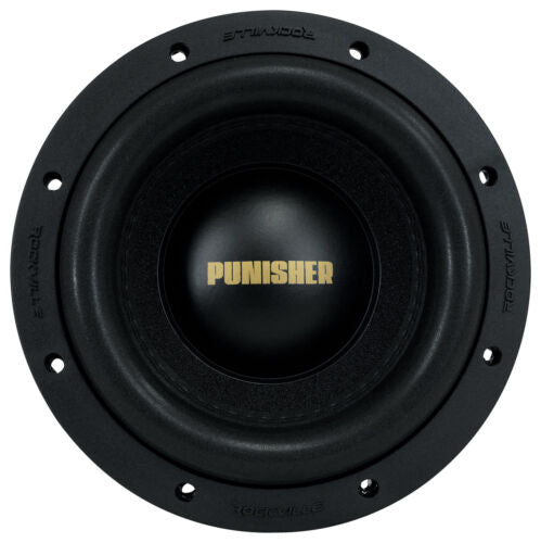 Rockville Punisher 8D1 8" 3000w Peak/750w RMS Competition Car Audio Subwoofer