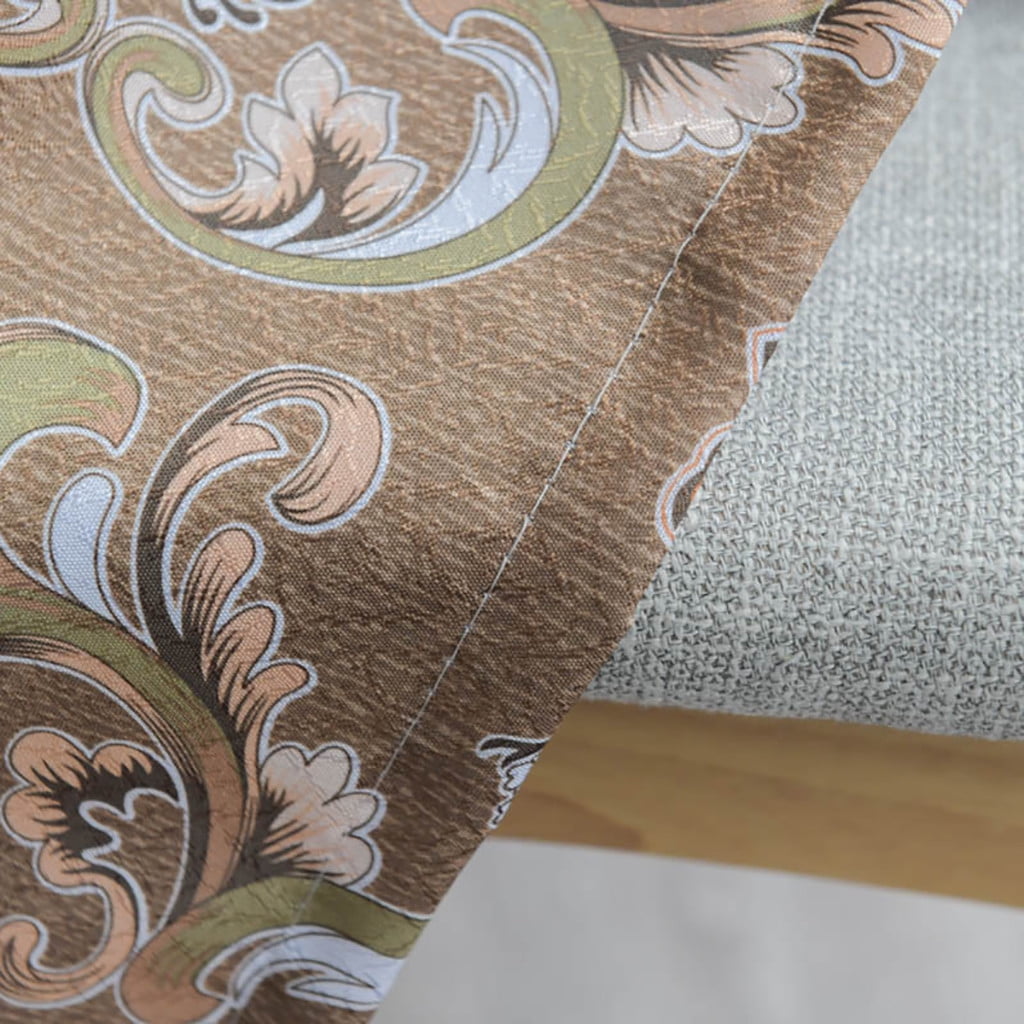 Home Deals!WQQZJJ Household Essentials Leaves Sheer Curtain Tulle Window Voile Drape Valance 1 Panel Fabric,Gifts On Clearance