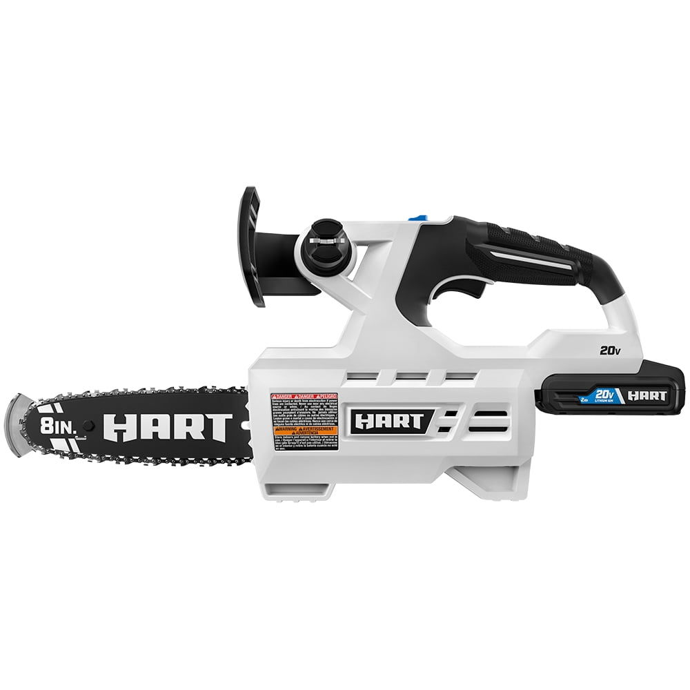 HART 20-Volt 8-inch Battery-Powered Pruning Chainsaw Kit, (1) 2.0Ah Lithium-Ion Battery