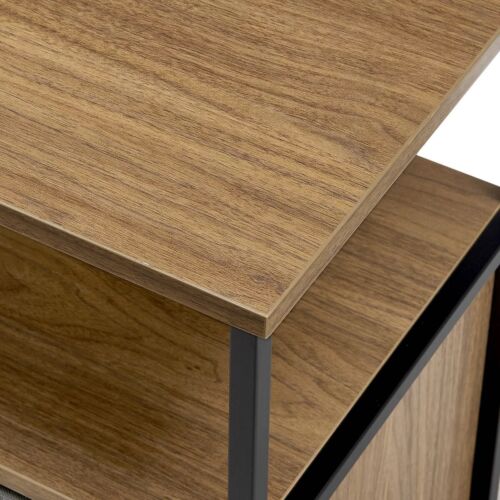 Mainstays 2-Drawers Nightstand With USB Bedroom Bedroom Black