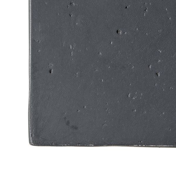 Mayfair Dark Gray Rectangular Stone Fire Pit (No Tank Holder)