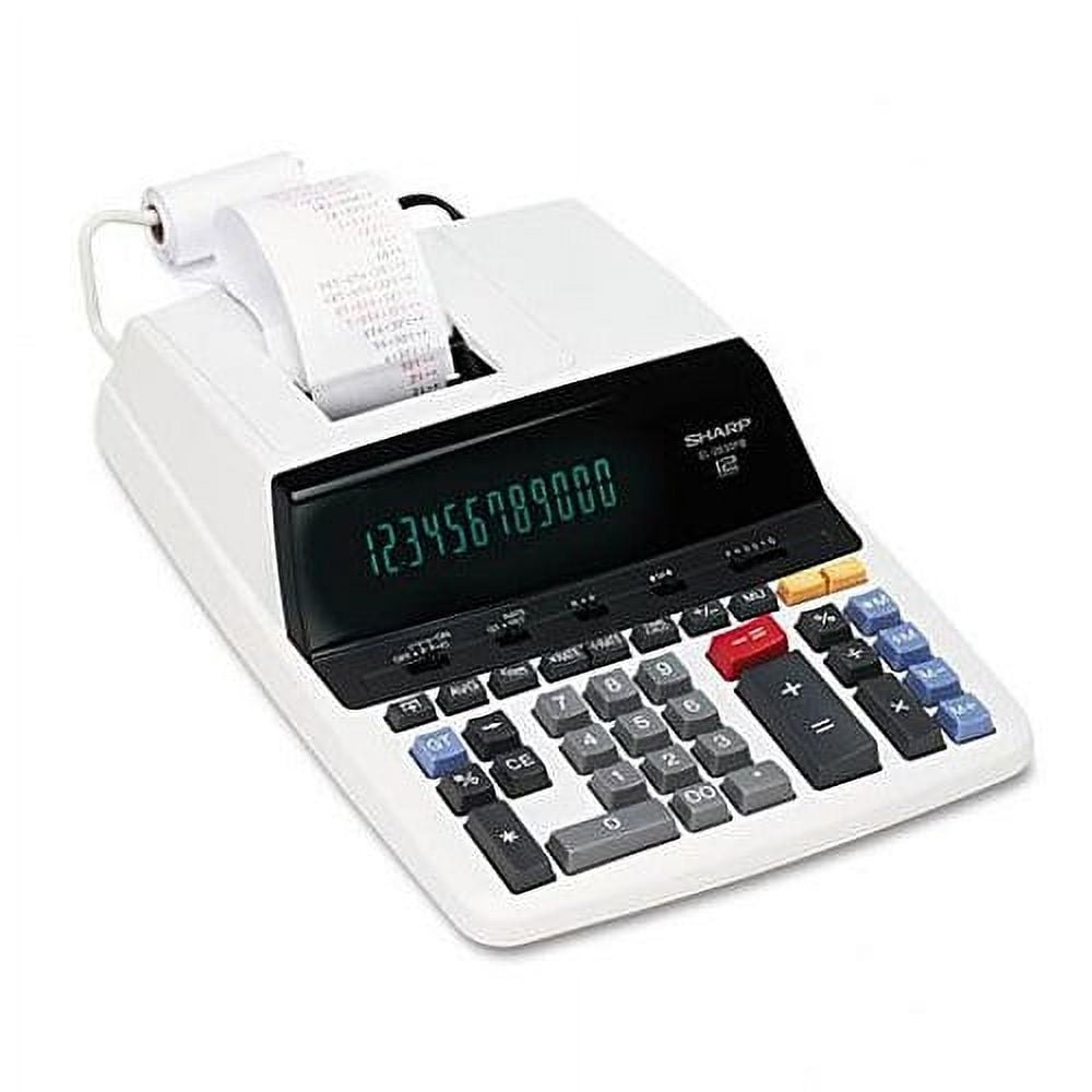 Sharp Calculators EL-2630PIII 12 Digit Commercial Printing Calculator
