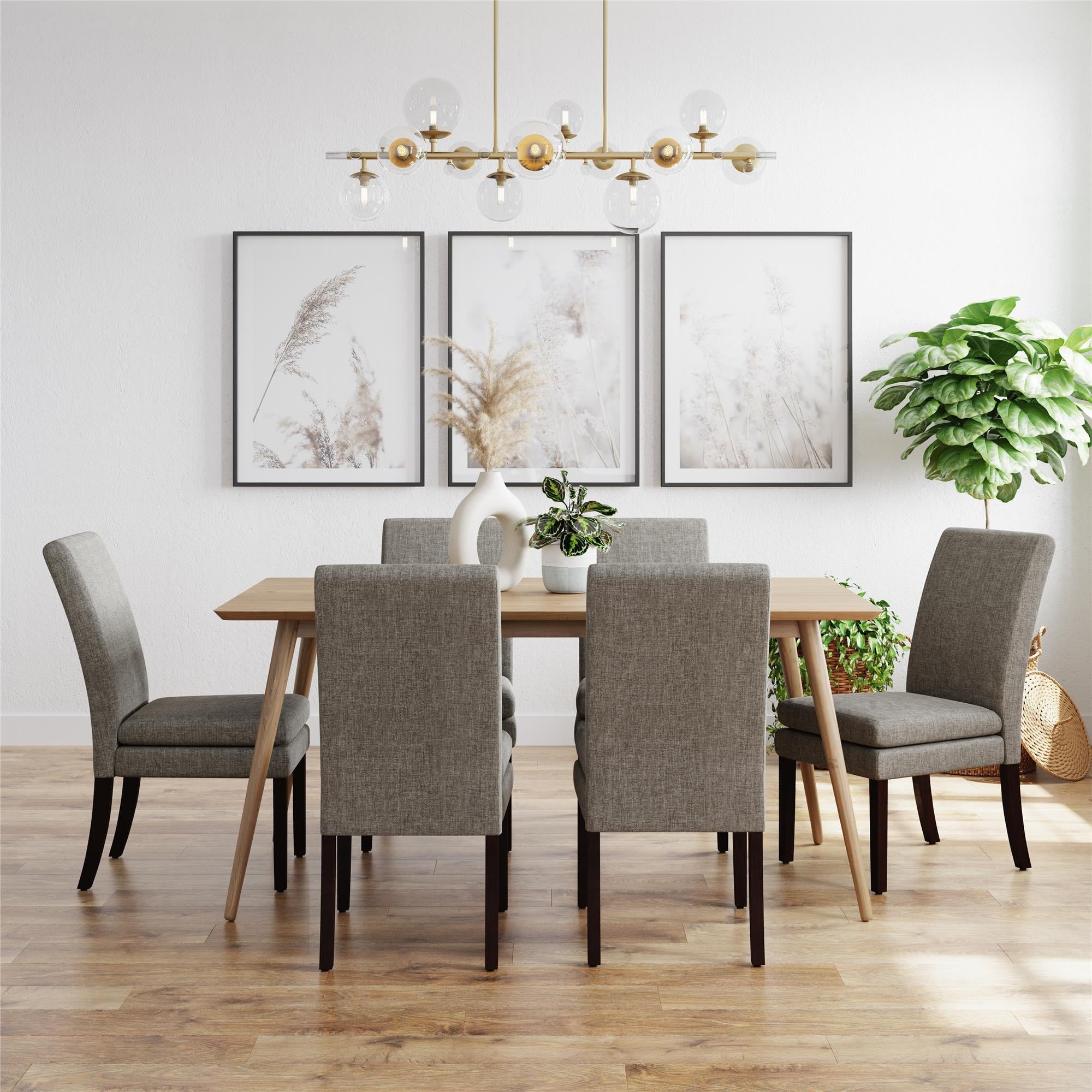 DHP Clark Upholstered Dining Chair