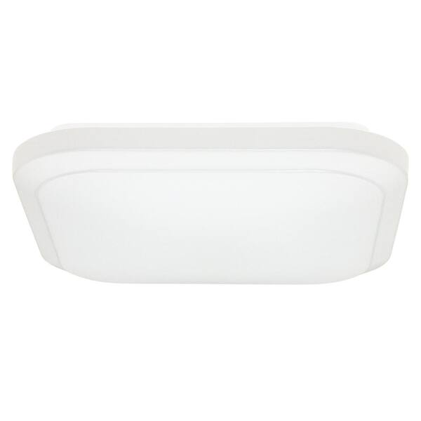 12 in. Low Profile LED Flush Mount Square Closet Light Fixture 1100 Lumens 3000K 4000K 5000K Dimmable Hallway Stairwell