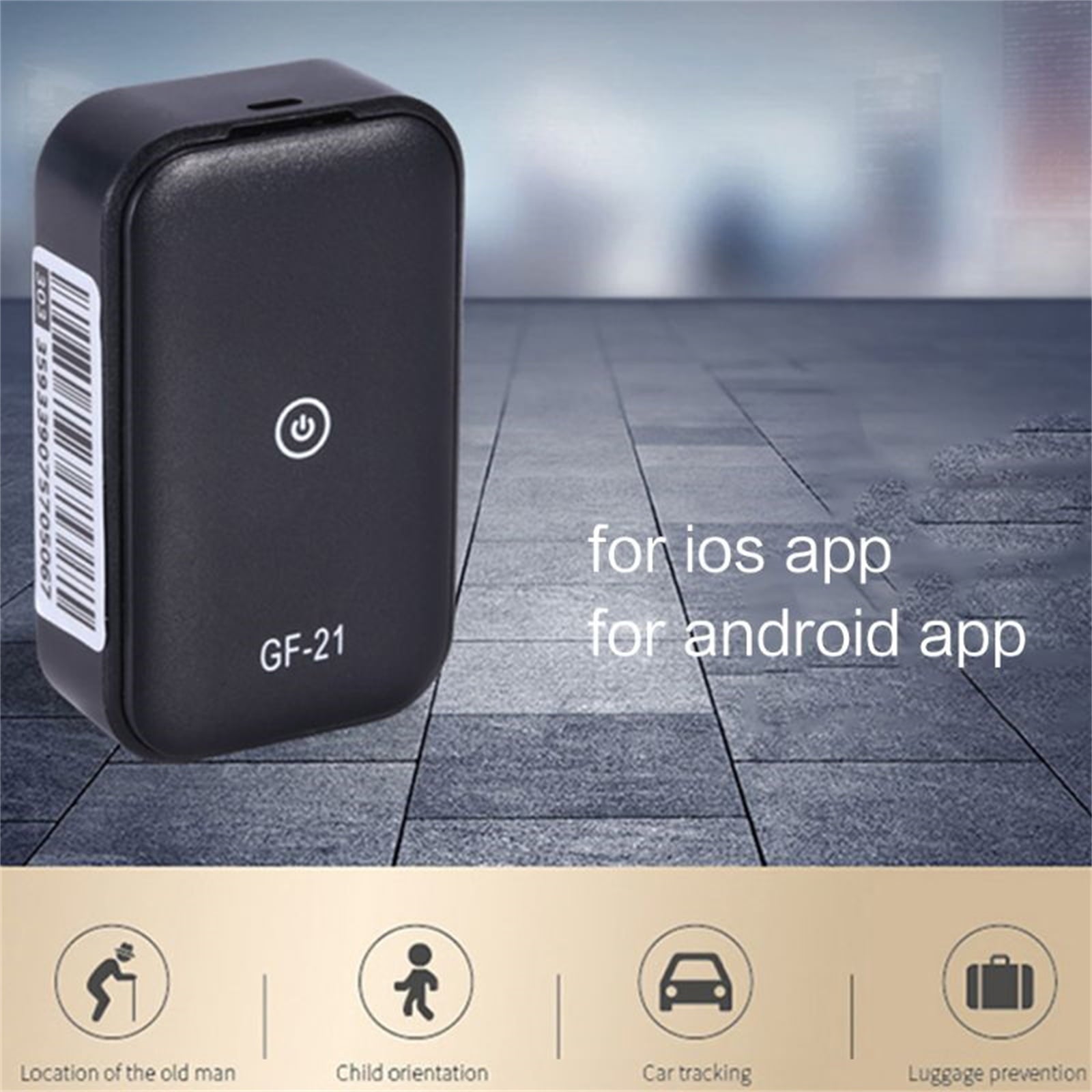 GF21 Mini GPS Car Tracker App Anti-Lost Device Voice Control Recording Locator Car Vehicle GPS Tracker High-definition Microphone WIFI+LBS+GPS