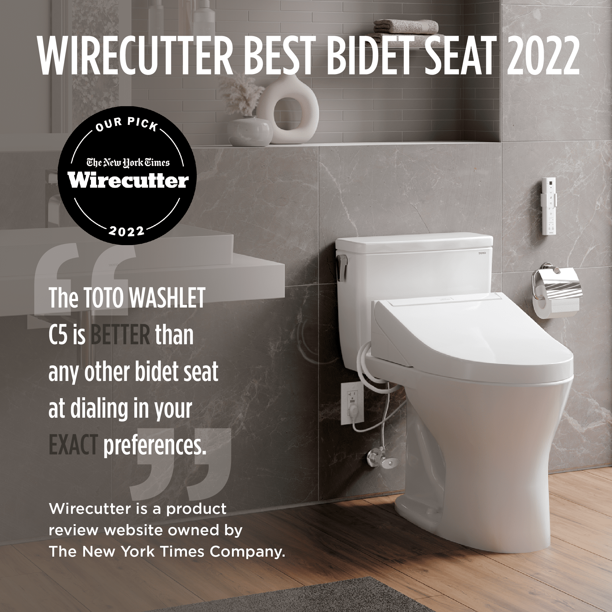TOTO® WASHLET® C5 Electronic Bidet Toilet Seat with PREMIST and EWATER+ Wand Cleaning, Elongated, Sedona Beige - SW3084#12