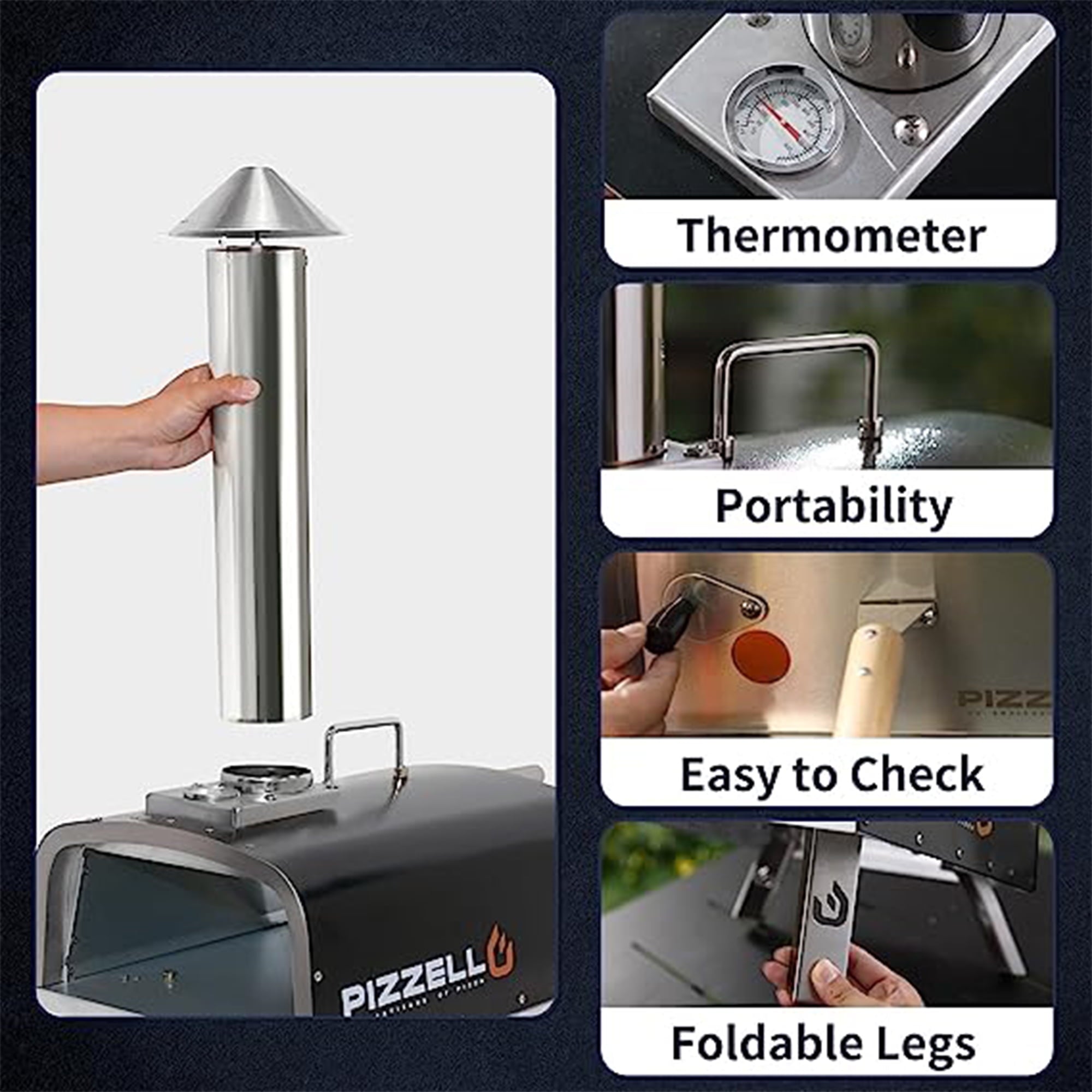 PIZZELLO Pellet Pizza Oven 12