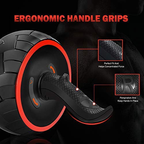 Ab Roller Fitness Wheel For Workout Abdominal Exercise Equipment with Knee Pad