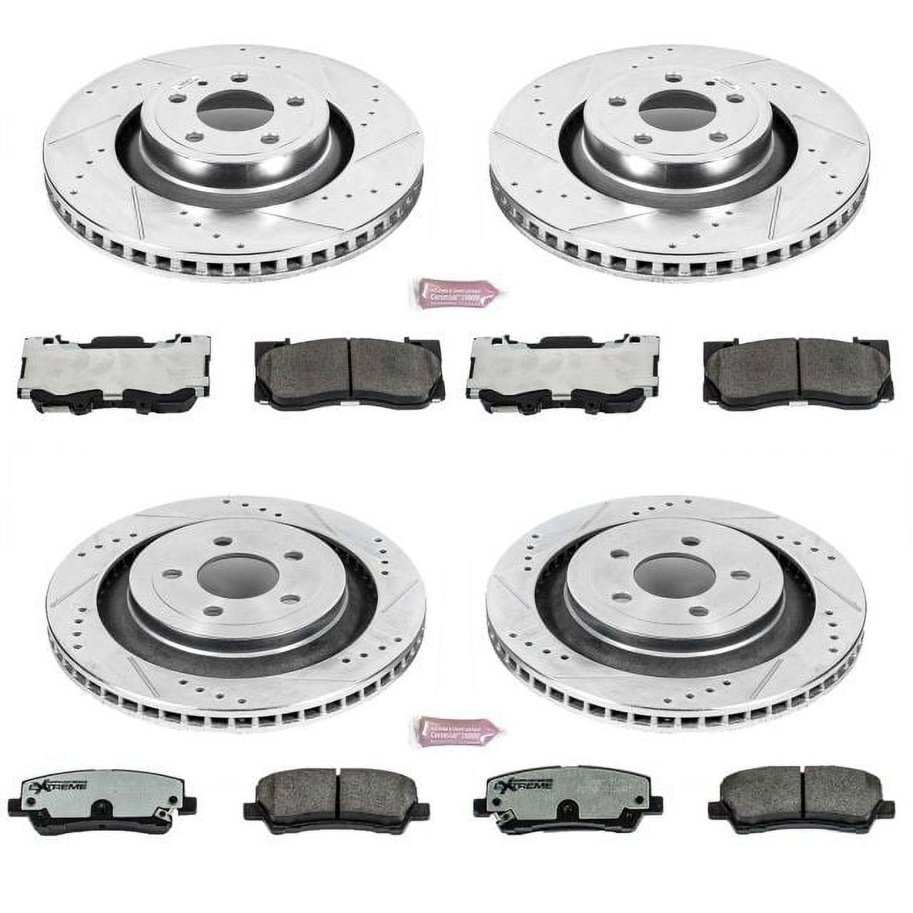 Power Stop Front and Rear Z26 Street Warrior Brake Pad and Rotor Kit K6805-26