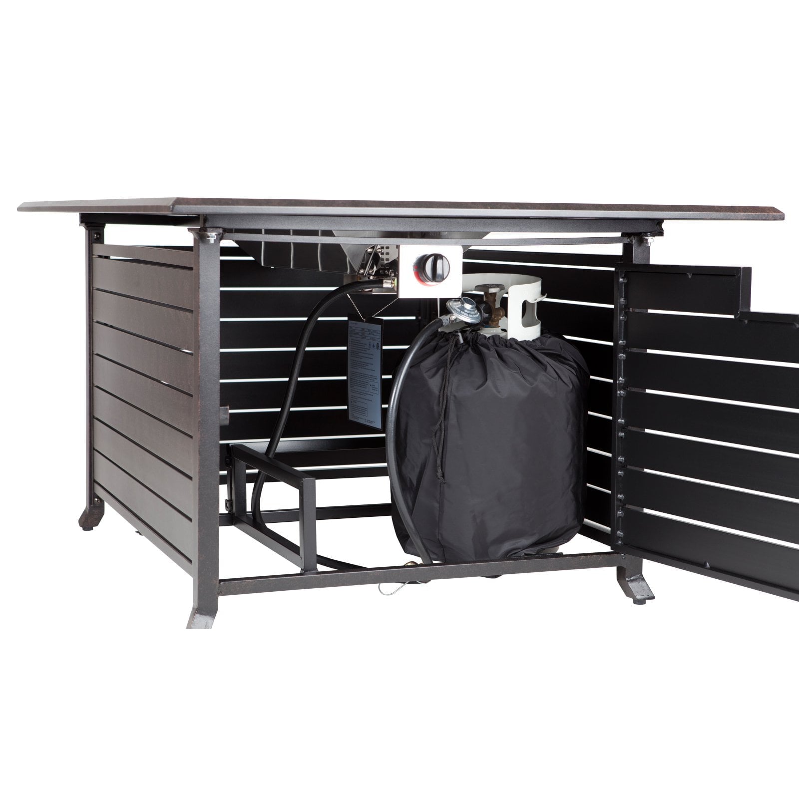 Fire Sense Extruded Aluminum Rectangular LPG Fire Pit