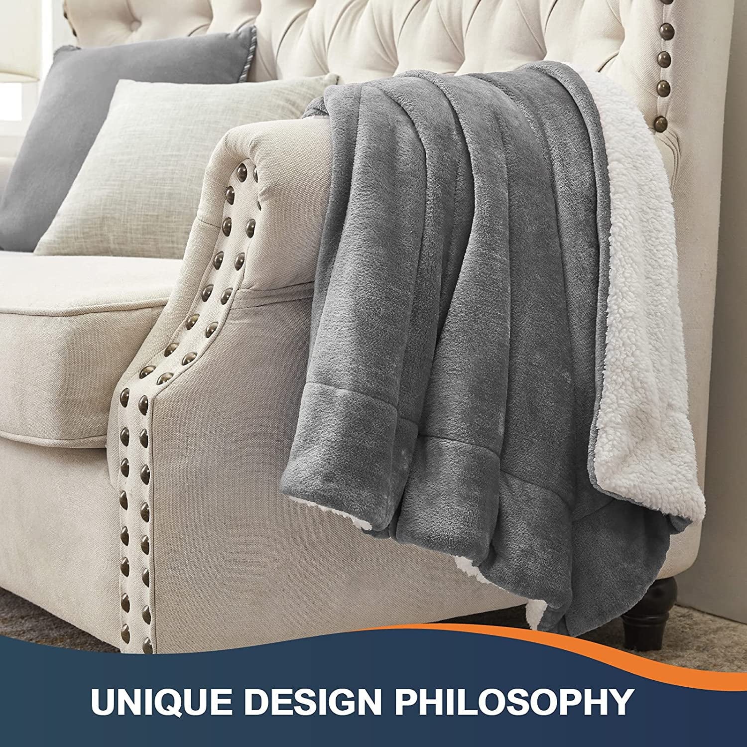 Walensee Sherpa Fleece Bed Blanket, Fluffy, Soft, Plush, Throw 50